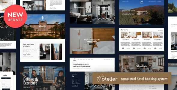 Hoteller-Theme-GPL.jpg Hoteller Hotel Booking Theme GPL - Image 1